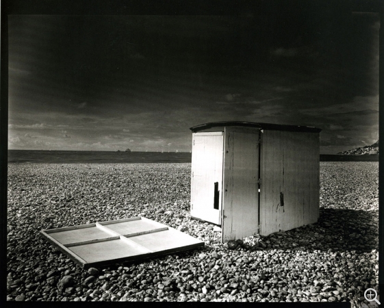 Olivier MÉRIEL (1955), Cabine de bain, 2004, photographie, 27 x 34 cm. © MuMa Le Havre / Olivier Mériel