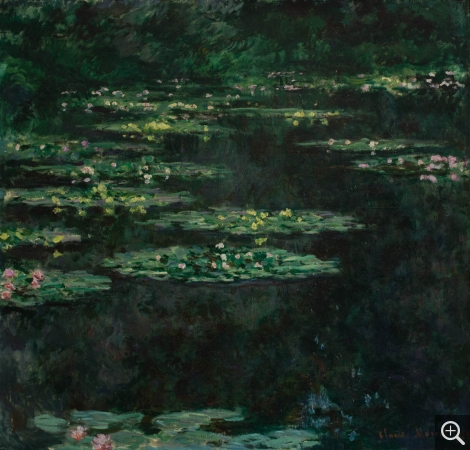 Claude MONET (1840-1926), Les Nymphéas, 1904, huile sur toile, 89 x 92 cm. © MuMa Le Havre / David Fogel