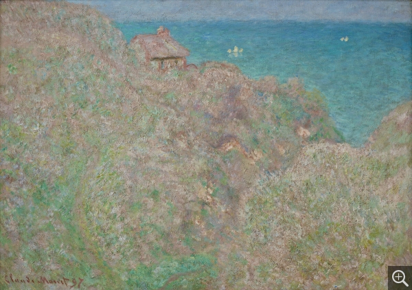 Claude MONET (1840-1926),  Les Falaises de Varengeville, 1897, huile sur toile, 64 x 91,5 cm. © 2013 MuMa Le Havre / David Fogel