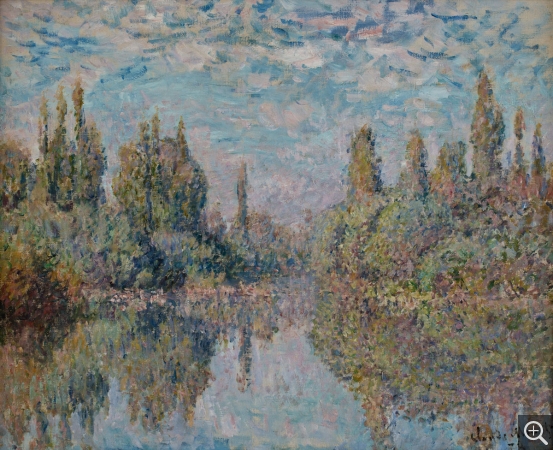 Claude MONET (1840-1926), The Seine at Vétheuil, 1878, oil on canvas, 50. 5  x 61.5 cm. © MuMa Le Havre / David Fogel