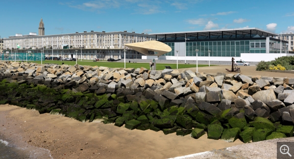 MuMa, vue d'ensemble, façades sud-ouest. © MuMa Le Havre / Florian Kleinefenn