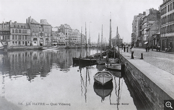 Le Havre, Quai Videcoq.. . © Archives municipales Le Havre / E.L.D., Paris