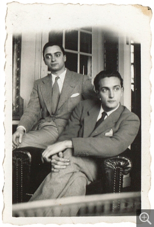 André Ravéreau et Reynold Arnould, vers 1939 Photographie. Collection Rot-Vatin