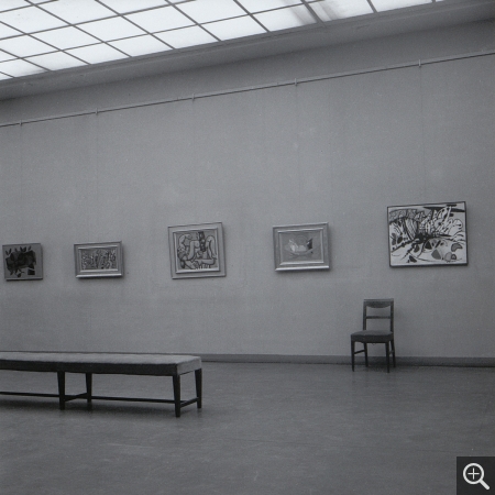 Vue de l’exposition De Corot à nos jours au musée du Havre, Paris, musée national d’art moderne (décembre 1953-janvier 1954)