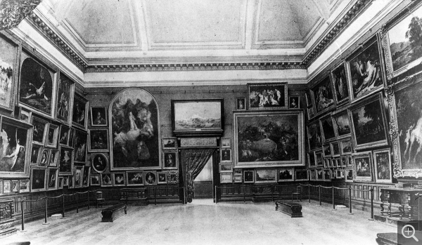 Le musée des beaux-arts du Havre, salle des peintures, carte postale. © Le Havre, musées historiques