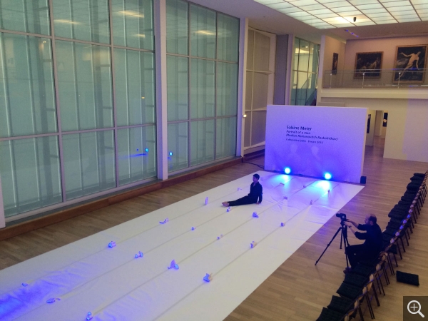 Study For Occupant, répétition au MuMa le 29/01/2015. © MuMa Le Havre / Marie Bazire