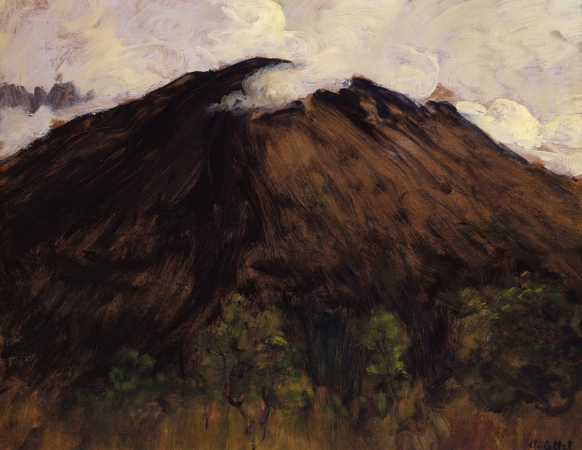 Charles COTTET (1863-1925), Mountain, ca. 1900-1910, oil on board, 53 x 74 cm. © MuMa Le Havre / Florian Kleinefenn