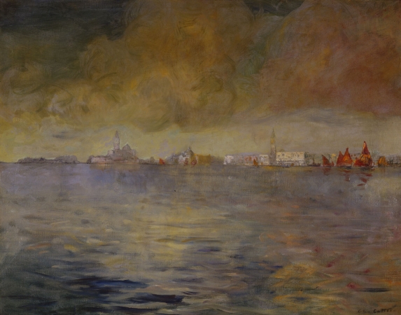 Charles COTTET (1863-1925), Venise, ca.1895-1896, huile sur toile, 73,2 x 92,5 cm. © MuMa Le Havre / Florian Kleinefenn