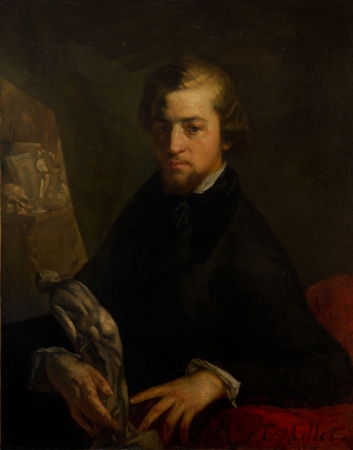 Jean-François MILLET (1814-1875), Portrait de Charles-André Langevin, 1845, huile sur toile, 92 x 73 cm. © MuMa Le Havre / David Fogel