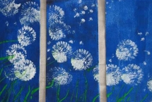 Les aigrettes volent au vent