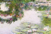 A Giverny, dans le bassin de Claude Monet