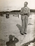 T. Lux FEININGER (1910-2011), Lyonel Feininger en train de dessiner à Deep, ca. 1932, photographie. The Lyonel Feininger Project LLC, New York – Berlin