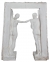 Albert BARTHOLOMÉ (1848-1928), Seconde maquette pour le Monument aux morts - Porte de l'au-delà, ca. 1895, plâtre, 84 x 68,5 x 40 cm. © MuMa Le Havre / Charles Maslard
