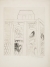 Raoul DUFY (1877-1953), Pigeonnier, vers 1951, gravure à la pointe sèche tirée sur papier,  22,5 x 19 cm. MuMa musée d'art moderne André Malraux, Le Havre, achat de la ville, 1959. © 2005 MuMa Le Havre / Florian Kleinefenn © ADAGP, Paris 2019