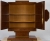 Jacques-Émile RUHLMANN (1879-1933), "Meuble à fards" cabinet, 1929, American burr walnut and bronze, 138.5 x 97 x 41 cm. © MuMa Le Havre / Charles Maslard