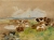 Eugène BOUDIN (1824-1898), Etude de vaches, ca. 1880-1888, huile sur bois, 22,5 x 30,5 cm. © MuMa Le Havre / Florian Kleinefenn