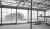 Chantier du Musée-Maison de la culture du Havre. Vue intérieure vers la façade ouest, Le Signal en cours de coffrage, 1960. © Centre Pompidou, bibliothèque Kandinsky, fonds Cardot-Joly / Pierre Joly - Véra Cardot