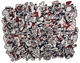 Jean DUBUFFET (1901-1985), Ontogenesis, 1975, vinyl on panel, 251 x 316 cm. © MuMa Le Havre / Florian Kleinefenn — © ADAGP, Paris, 2013