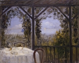 Pierre LAPRADE (1875-1931), Saint-Trojan, terrasse, huile sur toile, 60 x 73 cm. © MuMa Le Havre / Florian Kleinefenn