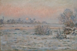 Claude MONET (1840-1926), Soleil d'hiver, Lavacourt, 1879-1880, huile sur toile, 55 x 81 cm. © MuMa Le Havre / David Fogel