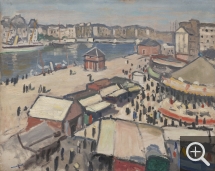 Albert MARQUET (1875-1947), Fête foraine au Havre, 1906, huile sur toile, 65 x 81 cm. Bordeaux, musée des beaux-arts. © Mairie de Bordeaux - musée des Beaux-Arts/Lysiane Gauthier