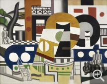 Fernand LÉGER (1881-1955), Le Remorqueur, 1920, huile sur toile, 103 x 132,5 cm. collection du Musée de Grenoble ©Musée de Grenoble / J.L. Lacroix ©ADAGP- Paris 2025