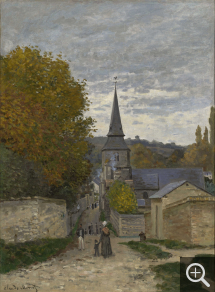 Claude MONET (1840-1926), Rue à Sainte Adresse, 1867, huile sur toile, 80 x 59 cm. Williamstown - Clark Art Institute. © Clark Art Institute