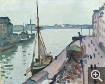 Albert MARQUET (1875-1947), Le Havre, voilier à quai, 1906, huile sur toile, 33 x 41 cm. Zürich - Kunsthaus - Legs Dr. Hans Schuler - 1920. © Kunsthaus Zürich