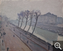 Albert MARQUET (1875-1947), Quai de la Seine à Paris, vers 1905 - 1906, huile sur toile, 60,5 x 73,5 cm. Le Havre - Musée d’art moderne André Malraux - legs Charles-Auguste Marande - 1936. © MuMa Le Havre/ David Fogel