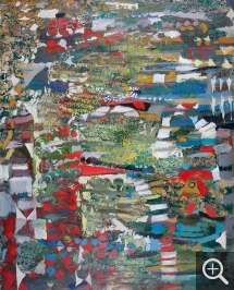 Endre ROZSDA (1913-1999), Central Park, s. d., huile sur toile, 91,5 x 72,5 cm. Le Havre - musée d’art moderne André Malraux - collection Édouard Senn - donation Hélène Senn-Foulds - 2009. © MuMa/Charles Maslard ©ADAGP - Paris 2024