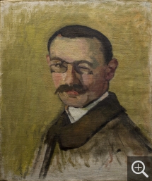 Albert MARQUET (1875-1947), Autoportrait, 1904, huile sur toile, 46 x 38 cm. Mairie de Bordeaux Musée des Beaux-Arts. © Mairie de Bordeaux musée des Beaux-Arts/Frédéric Deval