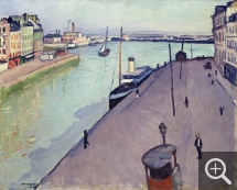 Albert MARQUET (1875-1947), Le Havre, 1906, huile sur toile, 65 x 81 cm. Collection Emil Bührle en prêt à long terme à la Kunsthaus - Zurich. © Fondation collection Emil Bührle - Zurich/Kunsthaus Zürich