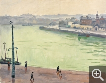 Albert MARQUET (1875-1947), Le Port de Dieppe, 1937, oil on canvas, 46 x 60 cm. Private collection. © Courtoisie Artcurial - Paris