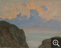 Jean Francis AUBURTIN (1866-1930), Gorge du Petit Ailly, Varengeville, gouache, 56 x 71,5 cm. . © MuMa Le Havre / Jean-Louis Coquerel