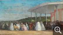 Eugène BOUDIN (1824-1898), Concert au casino de Deauville, 1865, oil on canvas, 41.7 x 73 cm. . © Washington, National Gallery of Art