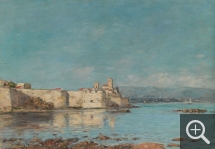 Eugène BOUDIN (1824-1898), Port d'Antibes, 1893, huile sur toile, 46 x 66 cm. Nice, musée des Beaux-Arts. © RMN-Grand Palais (musée d'Orsay) / Adrien Didierjean