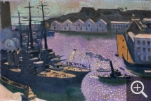 Maurice DENIS (1870-1943), Port de Brest, ca. 1932, huile sur carton, 42 x 61 cm. © Brest, musée des beaux-arts