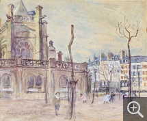 Raoul DUFY (1877-1953), Le Square Notre-Dame, 1905, , 48 × 58.4 cm. Private collection. © Courtesy Sotheby’s © ADAGP, Paris 2019