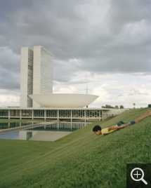 George DUPIN (1966), Brasília 1 (triptych), 2005, inkjet print, 50 x 40 cm. Collection of the artist. © George Dupin
