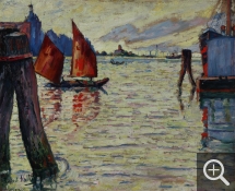 Robert VALLIN (1867-1915), Venise, 1911, huile sur toile, 61 x 50 cm. Collection particulière. © Éditions de Laval-d’Aurelle