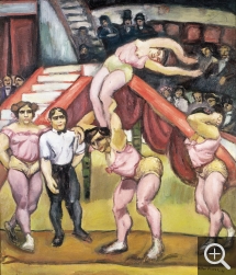 Othon FRIESZ (1879-1949), Les Acrobates, 1908, huile sur toile, 134 x 115 cm. Paris, collection Larock-Granoff. © Droits réservés — © ADAGP, Paris, 2013