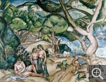 Othon FRIESZ (1879-1949), Cassis or Ideal Landscape, 1910, oil on canvas, 113 x 146.5 cm. © Dresde, Staatliche Kunstsammlungen Dresden, Galerie Neue Meister — © ADAGP, Paris 2013