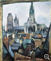 Othon FRIESZ (1879-1949), Rouen Cathedral, 1908, oil on canvas, 55 x  46.3 cm. © Grenoble, musée — © ADAGP, Paris, 2013