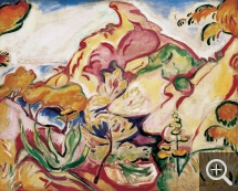 Othon FRIESZ (1879-1949), Landscape at La Ciotat (La Pointe du Capucin), 1907, oil on canvas, 65 x 81 cm. Troyes, musée d’art moderne. © RMN-Grand Palais / Gérard Blot — © ADAGP, Paris, 2013