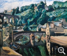 Othon FRIESZ (1879-1949), View of Dinan, 1936, oil on canvas, 54 x 65 cm. © Saint-Quentin, musée Antoine Lécuyer — © ADAGP, Paris, 2013