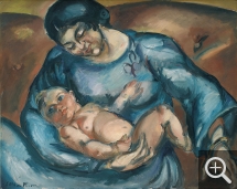 Othon FRIESZ (1879-1949), Motherhood, 1914, oil on canvas, 65 x 81 cm. Copenhague, Statens Museum for Kunst. © SMK Foto — © ADAGP, Paris, 2013