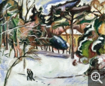 Othon FRIESZ (1879-1949), Snow in Honfleur, 1906-1907, oil on canvas, 46.2 x 55.1 cm. Private collection. © All rights reserved — © ADAGP, Paris, 2013