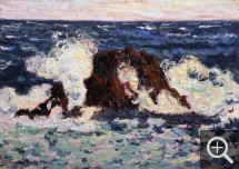 Armand GUILLAUMIN (1841-1927), Rocher à la pointe de la baumette, 1893, huile sur toile, 33 x 46 cm. © Cologne, Wallraf Richartz Museum, Fondation Corboud / Rheinishes Bildarchiv