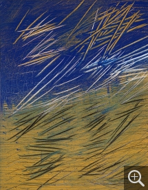 Hans HARTUNG (1904-1989), T.1.U.18, 1963, acrylique sur toile. © Évreux, musée des beaux-arts / Jean-Pierre Godais — © ADAGP, Paris, 2013