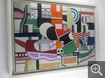 Fernand LÉGER (1881-1955), Le Pont du remorqueur, 1920, huile sur toile, 96,5 x 130 cm. © MuMa Le Havre / Pauline Berthelot — © ADAGP, Paris, 2013